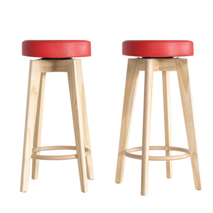 Tektalk 360° Swivel High Stool with PU Stool Top