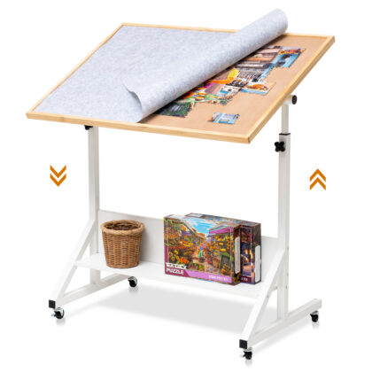 Tektalk Jigsaw Puzzle Table with Angle & Height Adjustment, for Up to 1500