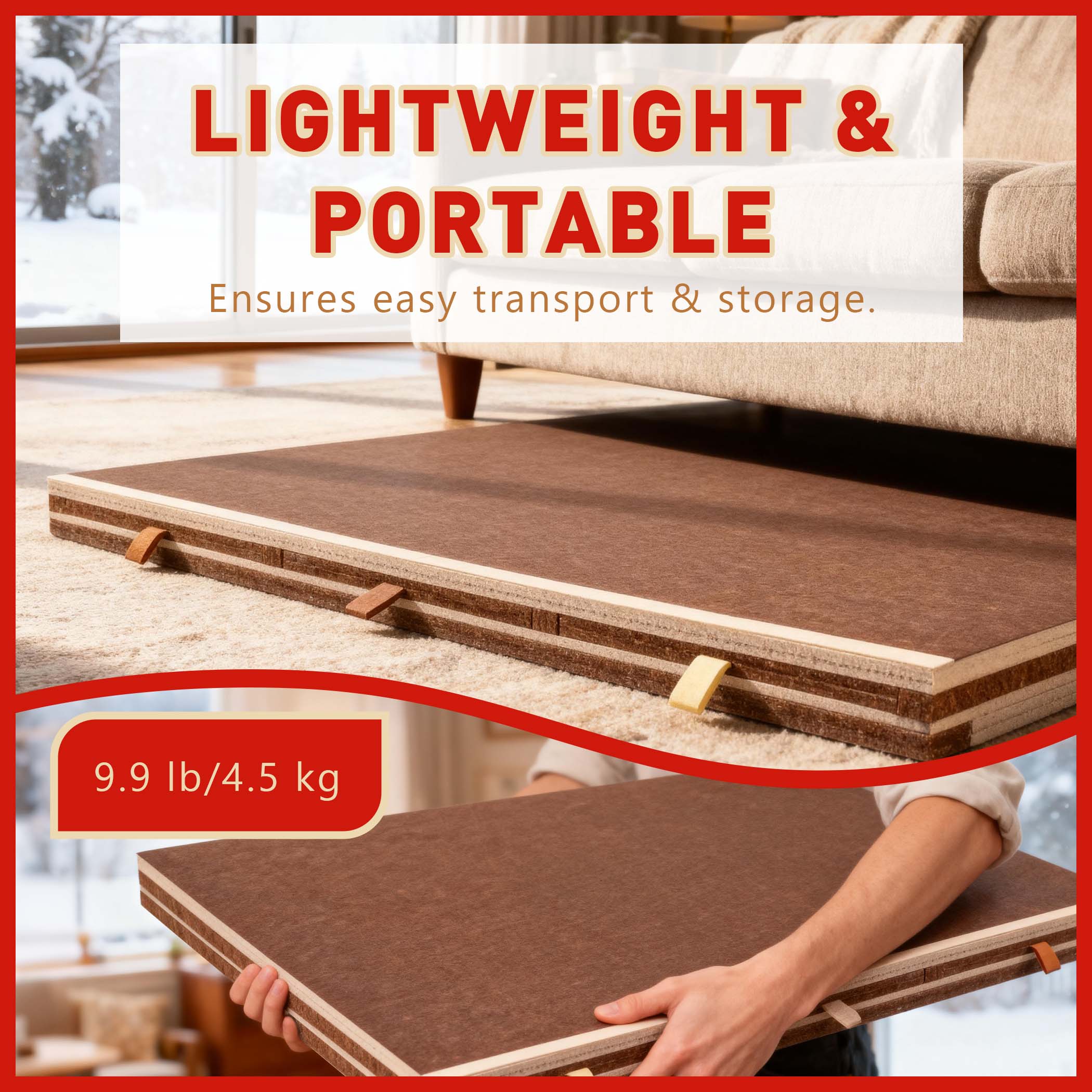 Yesday 1500 Piece Lightweight Felt Jigsaw Playing Board, Puzzle Table with Storage for Adults, Portable Puzzle Game Board with Drawers & Cover - Image 5
